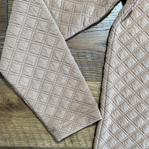 J. Crew Tan Quilted Pullover - Picture 3 of 5